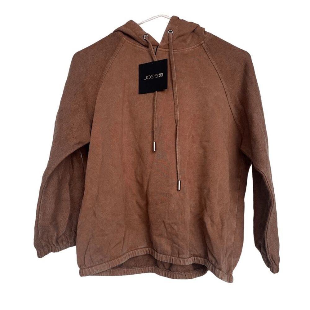 Joe’s Jeans Cara Hoodie Russet Brown Small
